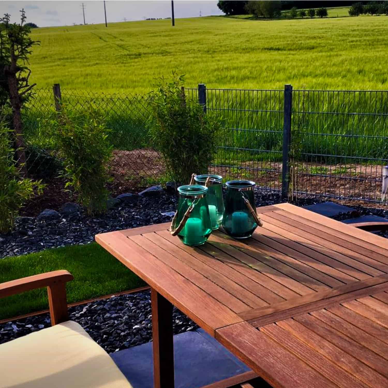 Gartendesign mit Sitzecke