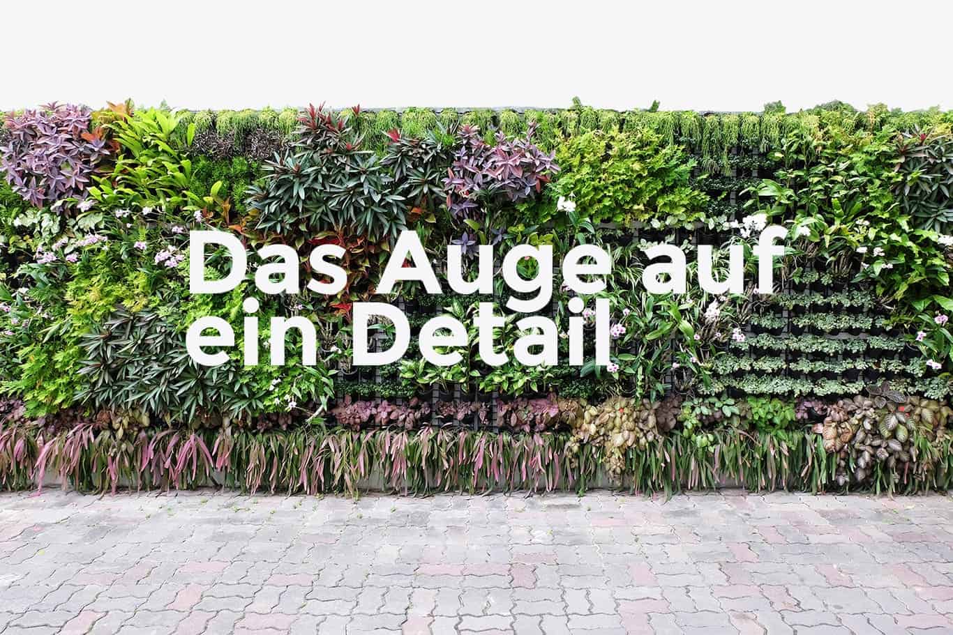 Detailplan einer Gartenmauer